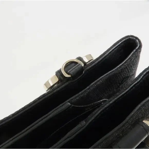 💎✨Authentic✨💎BVLGARI Logo Mania Canvas Leather 2Way Bag Shoulder Bag - Picture 10 of 16